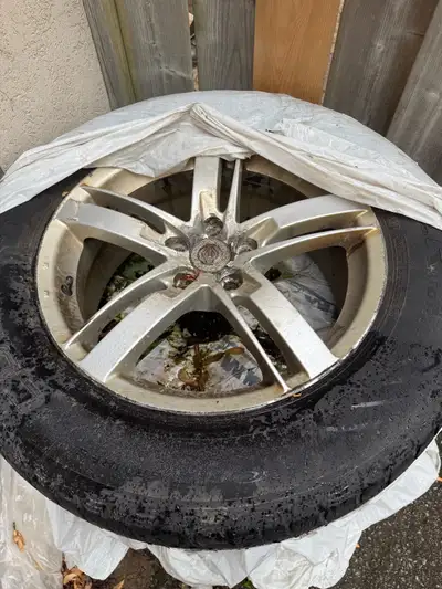 My Volvo is a 2010 xc90. The tires probably have maybe one more season and then you get the rims als...