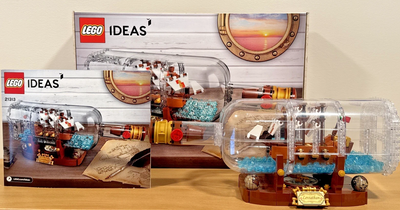 LEGO Ideas 21313 Ship In A Bottle bateau Leviathan, View more