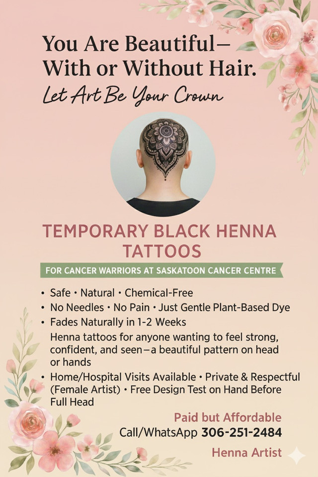 Henna Tattoo in Health & Special Needs in Saskatoon