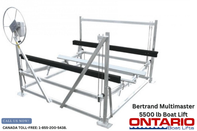 Bertrand Multimaster 5500 lb Boat Lift: Peace of Mind for You! in Other in Ottawa