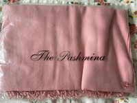 Pretty Pink Pashmina warm scarf shawl size 72 inches x 30 inches