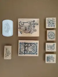 Embossing stamps - Christmas themes