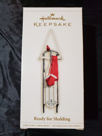 Hallmark Keepsake Ornament - Ready for sledding