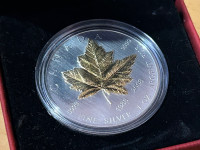 Royal Canadian Mint 2008 1oz Silver Maple Leaf - 20thAnniversary
