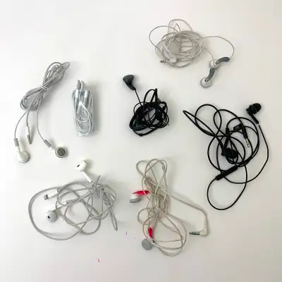 Wired Earbuds Headphones Audio $5 Per Pair Electronics, View more
