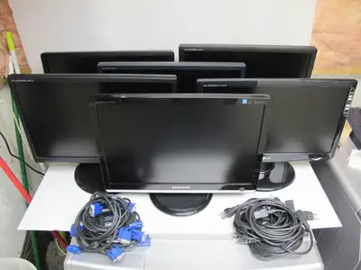 Refurbished Grade A "19 HD Wide screen monitors, Samsung LG Dell, View more