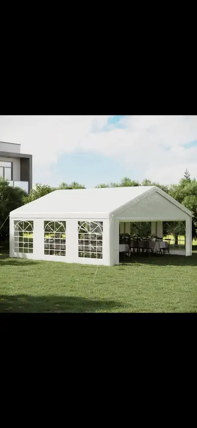 20'x20' Heavy Duty Large Party Tent & Carport with Removable Sid, View more