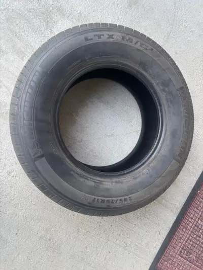 Michelin LTX M/S2 - All Season 245/75/r17 It was mounted on the back of my jeep as a full size spare...