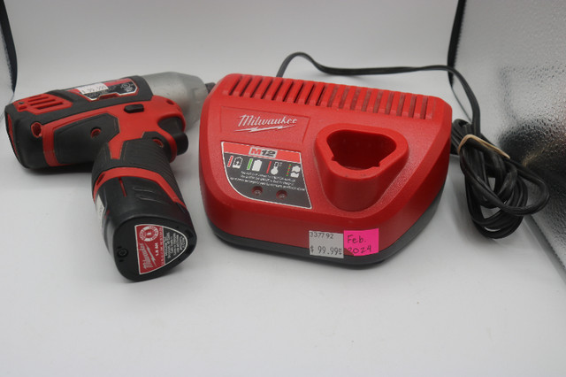 M12™ ¼” Hex Impact Driver w/ Battery and Charger (#337792) in Power Tools in City of Halifax