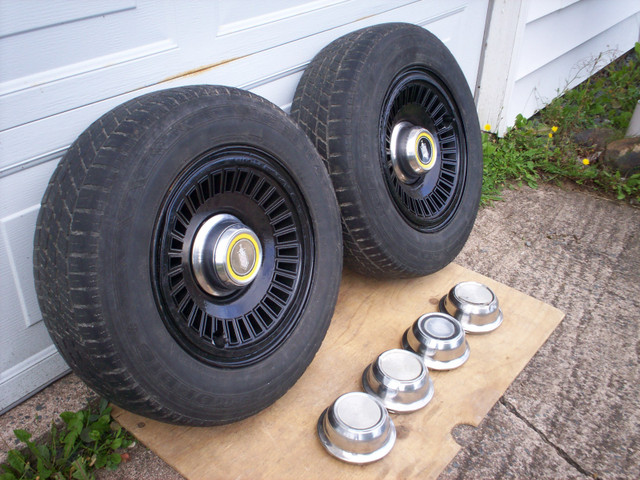 1975 Rubber Faced Monte Carlo Rims & Tires in Tires & Rims in Annapolis Valley - Image 3