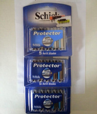Schick Protector razor blades (15 blades total)