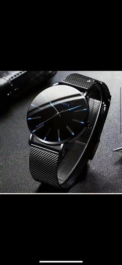 Montre Classique à Quartz Noire pour homme , View more