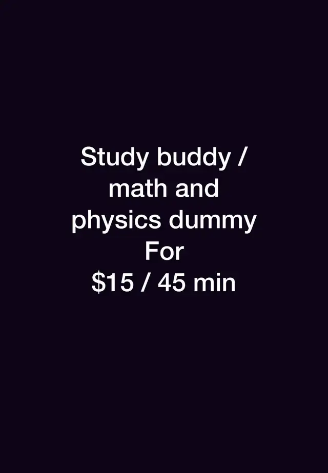 Math, Physics and Economics dummy / study buddy449234472314480640