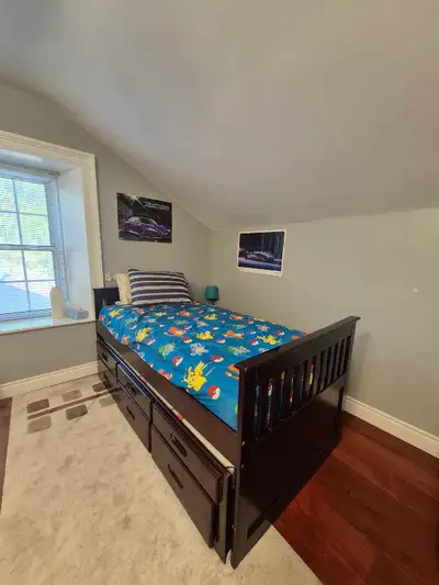 Twin Size Trundle Bed - W/ Drawers, View more
