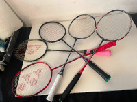 YONEX BADMINTON RACKETS, RACKET, WITH COVERS, AHUNTSIC