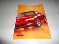 1997 MAZDA MX-6 SPORTS COUPE SALES BROCHURE. CAN MAIL