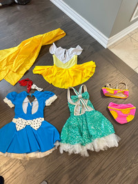 Competitive costumes ages 6 to 8