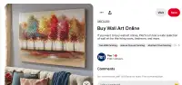 Lively Trees Abstract Wall Art