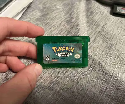 gameboy advance Pokémon emerald version cartridge only, View more