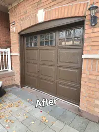 Painting, fence or deck restoration, wood, garage doors .