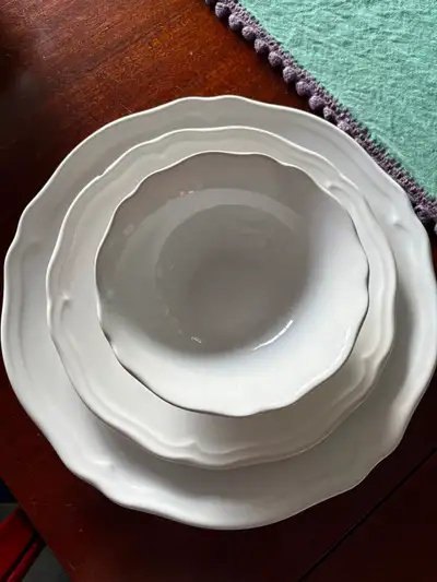 White Dinnerware set - IKEA, View more