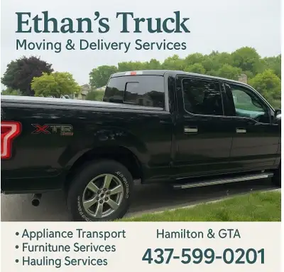 Pickup Truck for Hire—Moving, Delivery, Junk Removal (F-150), View more