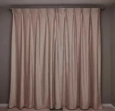 Champaign Velvet Pinch Pleat Curtains, View more