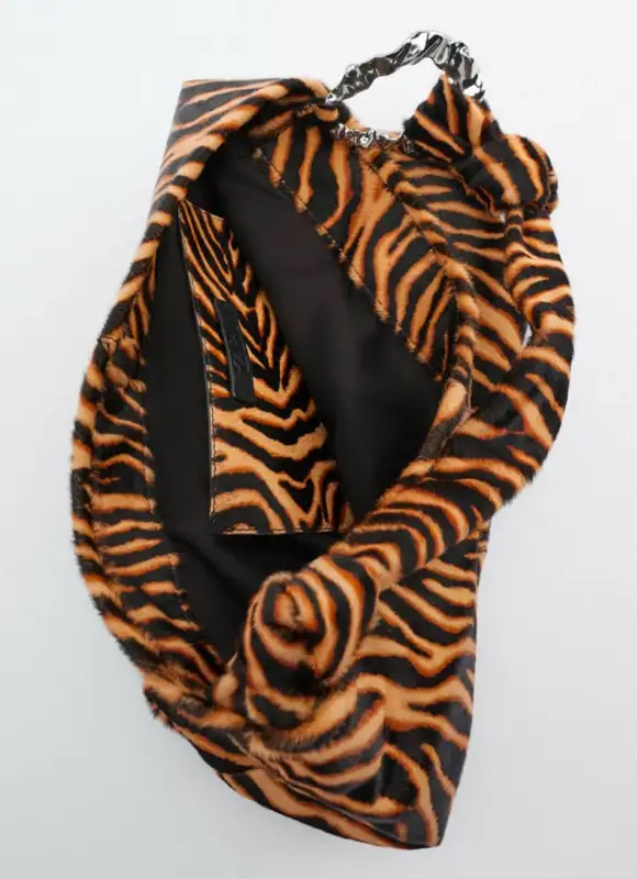 Zara 100% leather cuir bag shoulder shopper tote handbag sac in Other in City of Montréal - Image 4