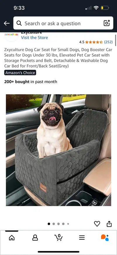 Zxyculture Dog Car Seat brand new in package , View more