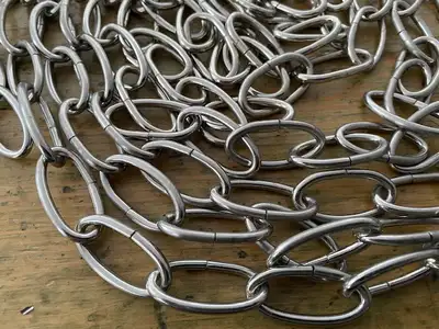 Chaîne décorative argent de 183’’ pouces ou 15 pieds, View more