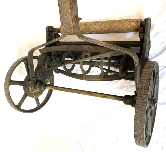 Antique Ball Bearing Lawn Mower in Arts & Collectibles in Hamilton - Image 2