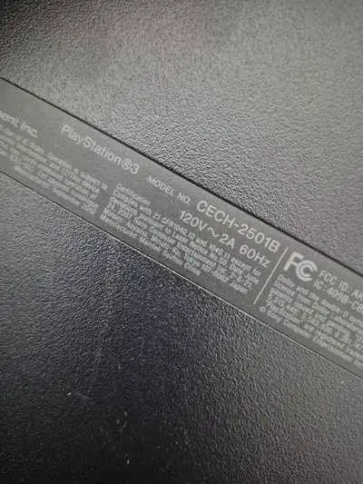 Used but in good condition. Unsure what size of hard driver but based on model number (CECH-2501B) i...