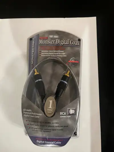 Monster digital coax cable, View more