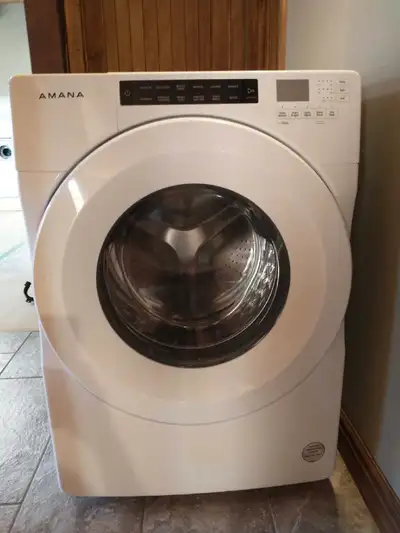 Amana Front Load Washing Machine; have paper copy manual Three years old, perfect working condition,...