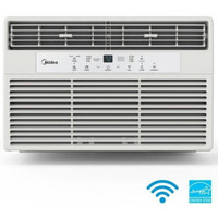 MIDEA 8,000 BTU WINDOW AIR CONDITIONER WITH REMOTE AND WIFI