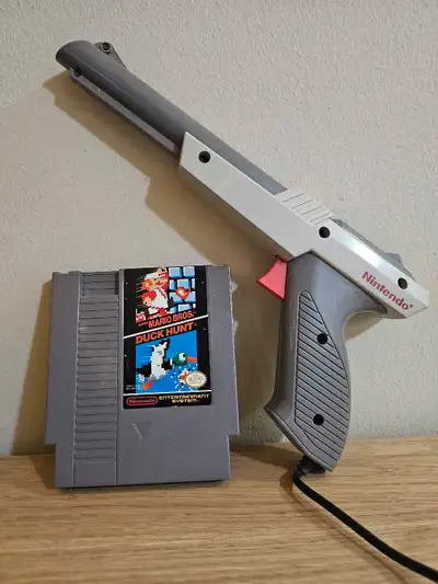 Nintendo NES Zapper Light Gun & Duck Hunt Game, View more