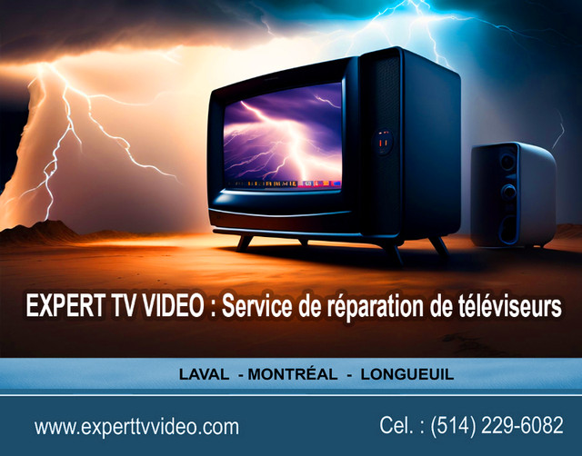 Votre réparateur de choix pour vos téléviseurs HD dans Appareils électroniques  à Saint-Jean-sur-Richelieu - Image 3