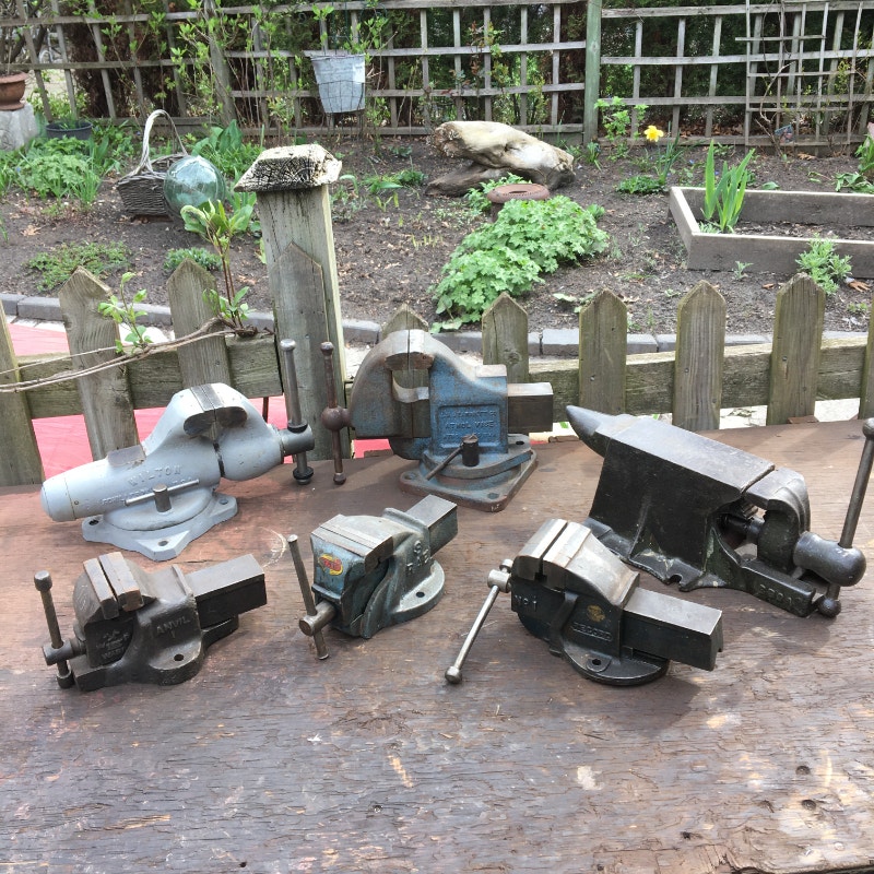 QUALITY VISES MACHINIST, BENCH, WOODWORKING, SAW FILING, ANVIL Hand