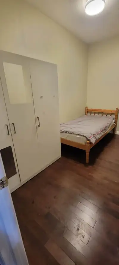 A room on the first floor of a co-ed house for rent minutes away from York University and nearby tra...