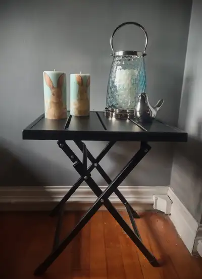 NEW HEAVIER COLLAPSIBLE STEEL TABLE-OUT OR INDOOR, View more