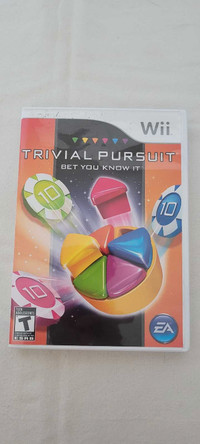 Wii Trivial Pursuit Bet You Know It