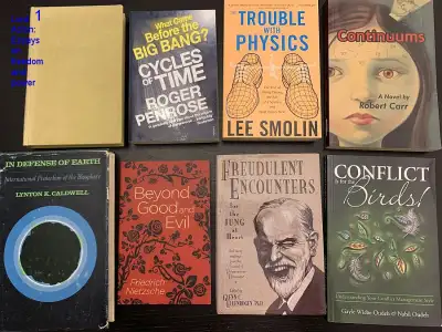 BOOKS , vintage, rare, psychology, physics, environment, View more