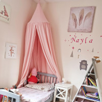 Kids Bed Canopy, 100% Cotton - Pink - Brand New