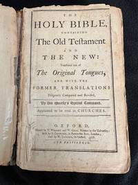 1778 bible for sale