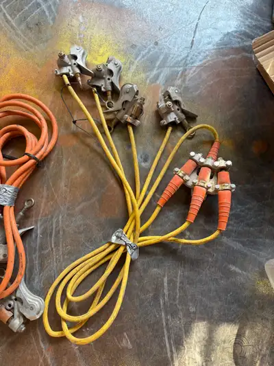 3 heavy Duty - Industrial- Electrical Grounding Cables, View more