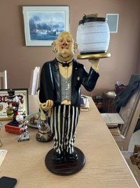 Large Dressed Butler Figurine 