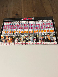 Full Box set of Bleach paperback books volumes 1 to 21