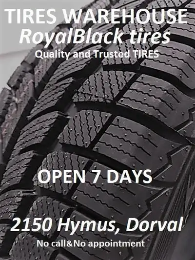 NEW WINTER TIRES in STOCK 195/65/15 - 78$per tire 205/55/16 - 78$per tire 225/65/17 - 115$per tire 2...