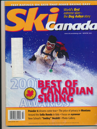 ORIGINAL SKI CANADA MAGAZINE WINTER 2001