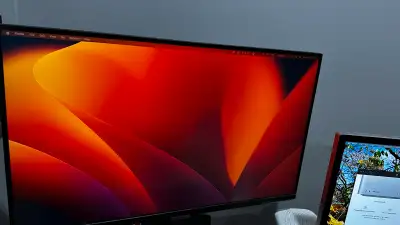 Samsung 27in 4K monitor. I don’t sit in my office as much as I thought I would. Only used a few time...